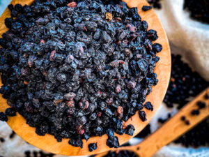 Thermally Dried American Elderberries